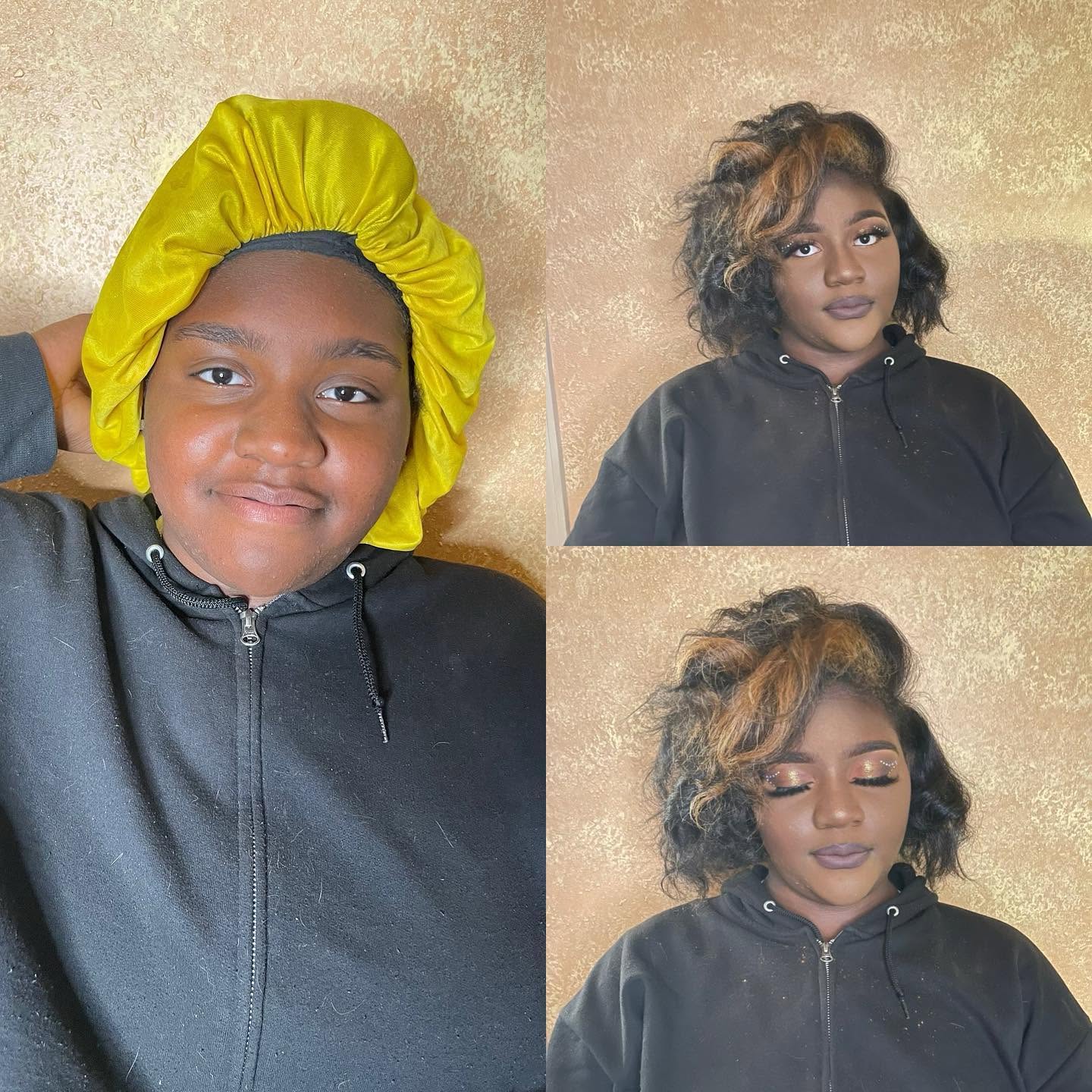 Before and after glam transformation 6